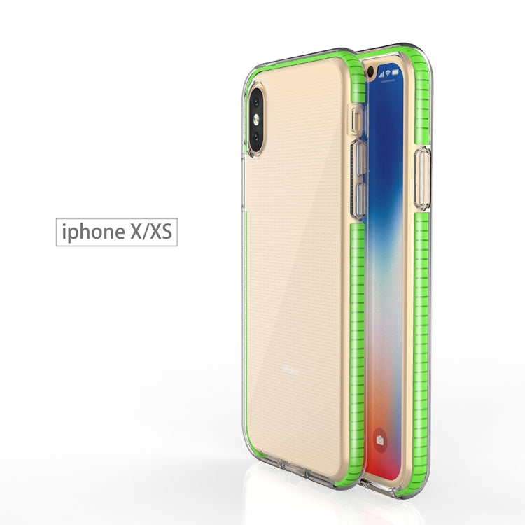 For iPhone X / XS TPU Double-color Shockproof Protective Case