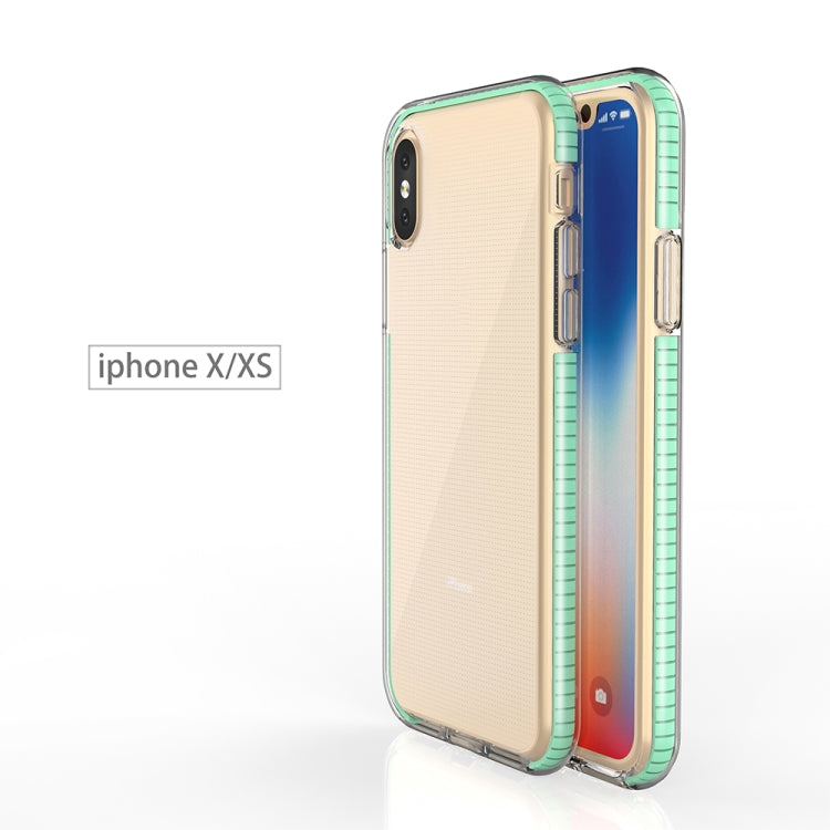 For iPhone X / XS TPU Double-color Shockproof Protective Case