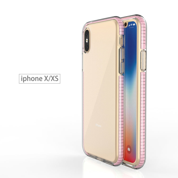 For iPhone X / XS TPU Double-color Shockproof Protective Case