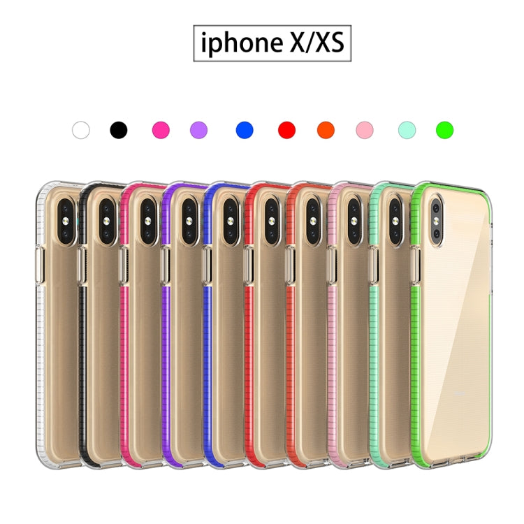 For iPhone X / XS TPU Double-color Shockproof Protective Case