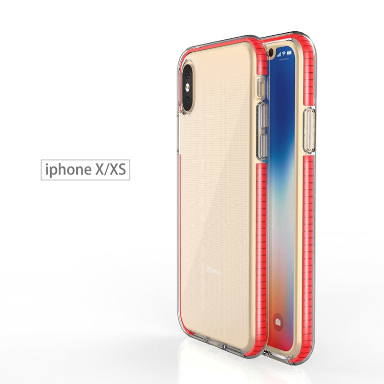 For iPhone X / XS TPU Double-color Shockproof Protective Case