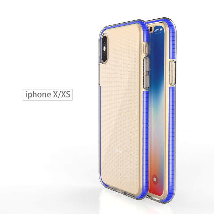 For iPhone X / XS TPU Double-color Shockproof Protective Case