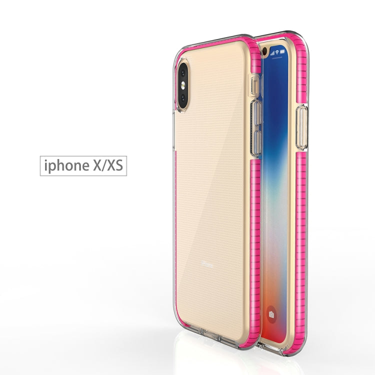 For iPhone X / XS TPU Double-color Shockproof Protective Case