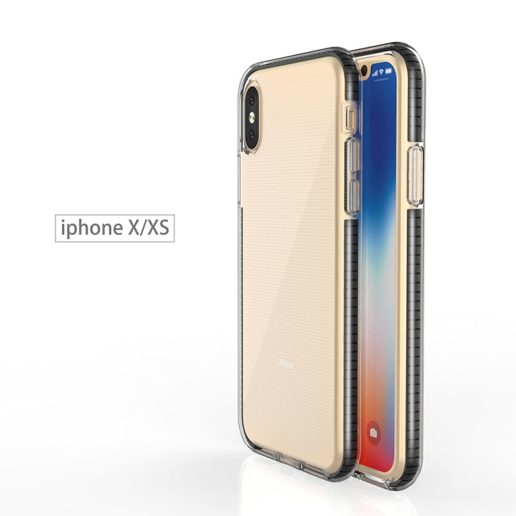 For iPhone X / XS TPU Double-color Shockproof Protective Case