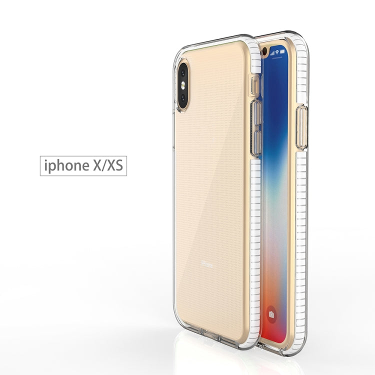 For iPhone X / XS TPU Double-color Shockproof Protective Case