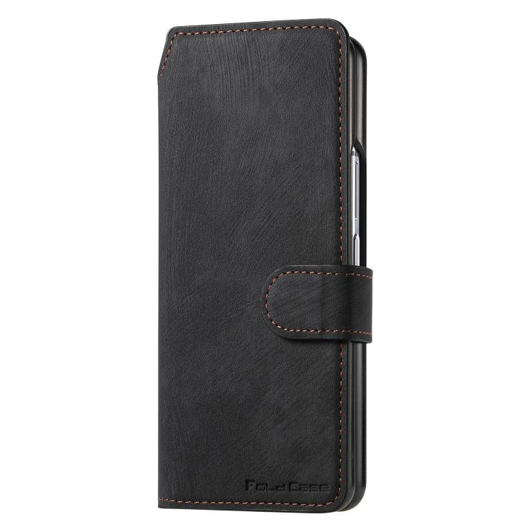 For Samsung Galax Z Fold7 5G CaseNeo MagSafe RFID Anti-theft Retro Leather Phone Case