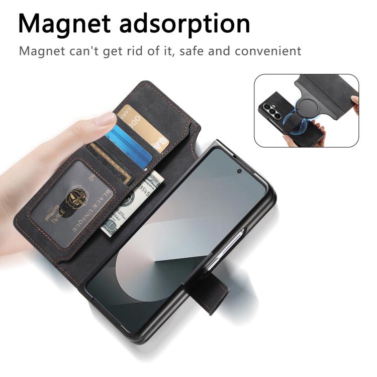 For Samsung Galax Z Fold7 5G CaseNeo MagSafe RFID Anti-theft Retro Leather Phone Case