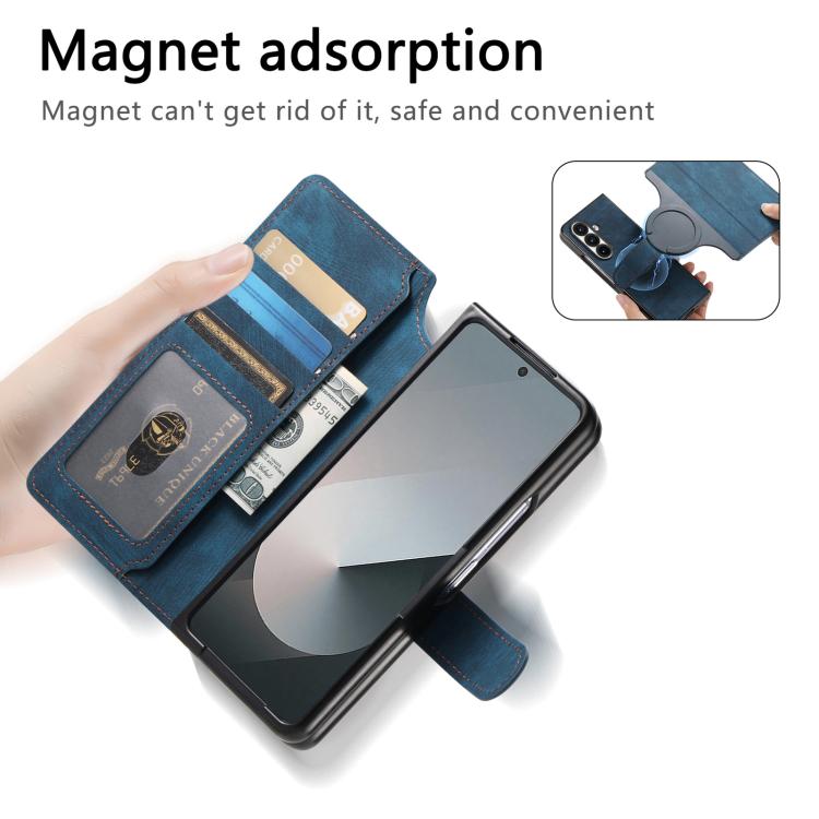 For Samsung Galax Z Fold7 5G CaseNeo MagSafe RFID Anti-theft Retro Leather Phone Case