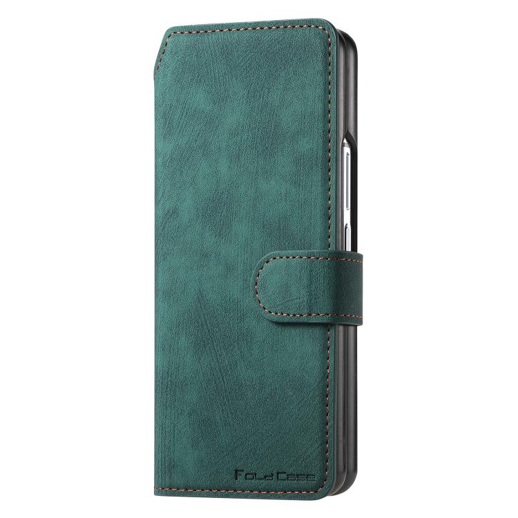 For Samsung Galax Z Fold7 5G CaseNeo MagSafe RFID Anti-theft Retro Leather Phone Case