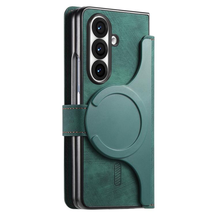 For Samsung Galax Z Fold7 5G CaseNeo MagSafe RFID Anti-theft Retro Leather Phone Case
