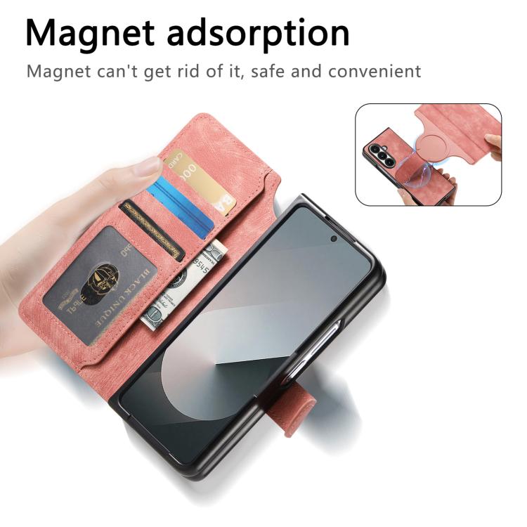 For Samsung Galax Z Fold7 5G CaseNeo MagSafe RFID Anti-theft Retro Leather Phone Case