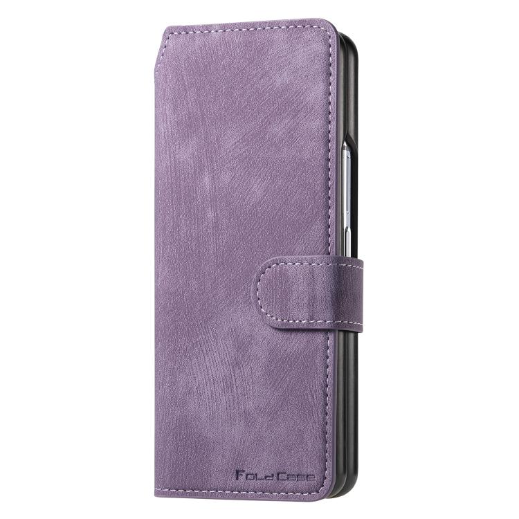 For Samsung Galax Z Fold7 5G CaseNeo MagSafe RFID Anti-theft Retro Leather Phone Case