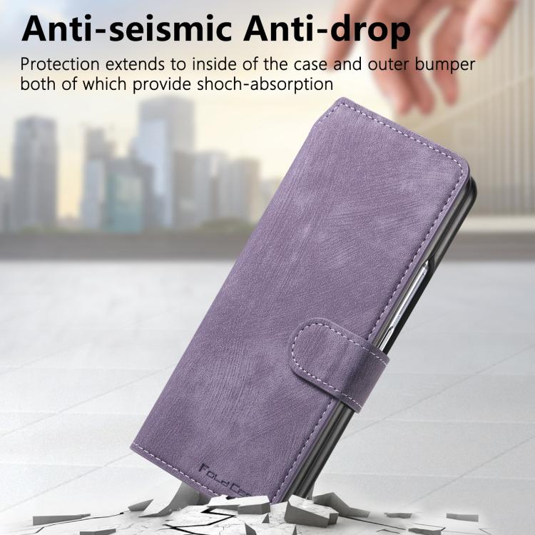 For Samsung Galax Z Fold7 5G CaseNeo MagSafe RFID Anti-theft Retro Leather Phone Case