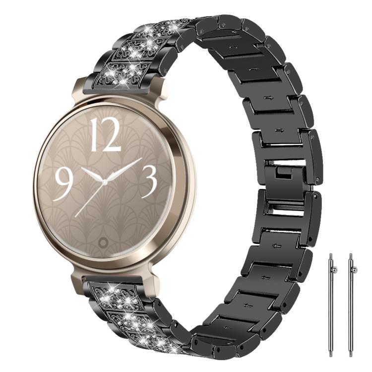 14mm For Garmin Lily 2 xDfind Diamond Jewelry Steel Watch Band