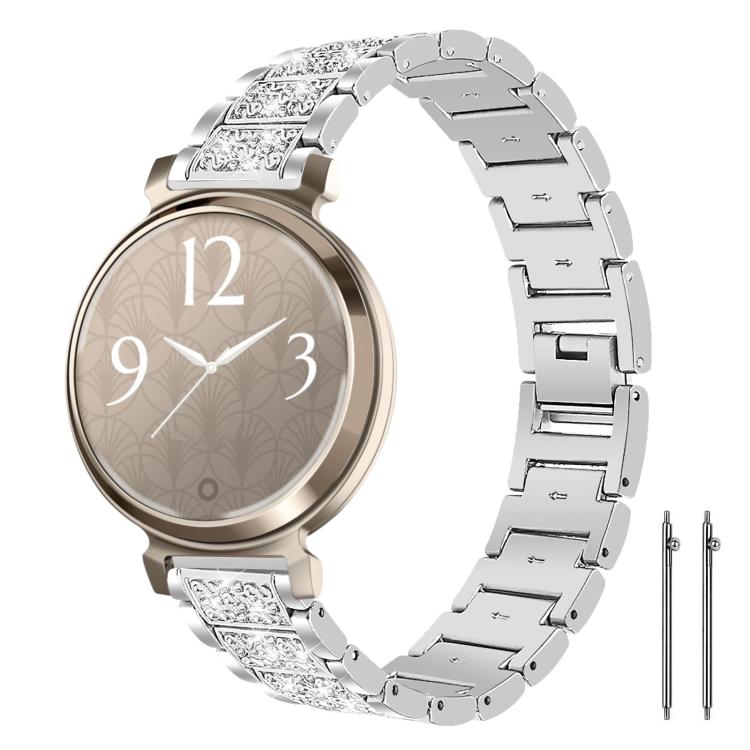 14mm For Garmin Lily 2 xDfind Diamond Jewelry Steel Watch Band