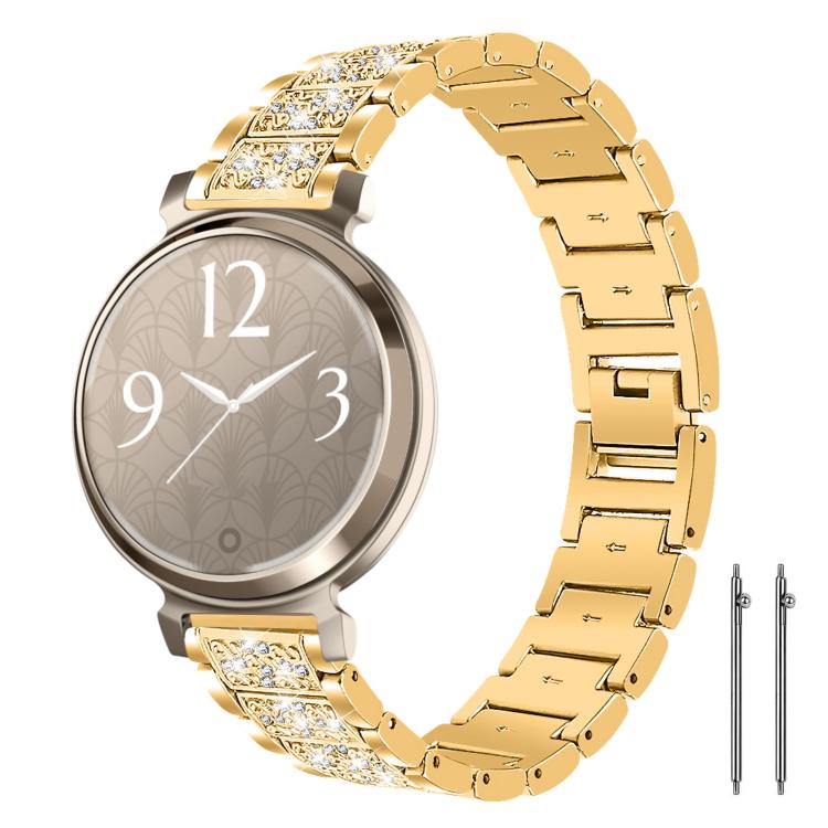 14mm For Garmin Lily 2 xDfind Diamond Jewelry Steel Watch Band