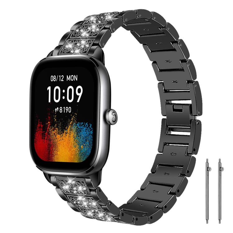 20mm For Amazfit Active 2 / GTS4 Mini xDfind Diamond Jewelry Steel Watch Band