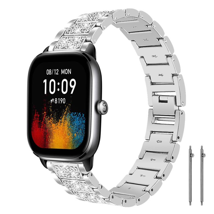 20mm For Amazfit Active 2 / GTS4 Mini xDfind Diamond Jewelry Steel Watch Band