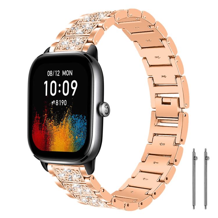 20mm For Amazfit Active 2 / GTS4 Mini xDfind Diamond Jewelry Steel Watch Band