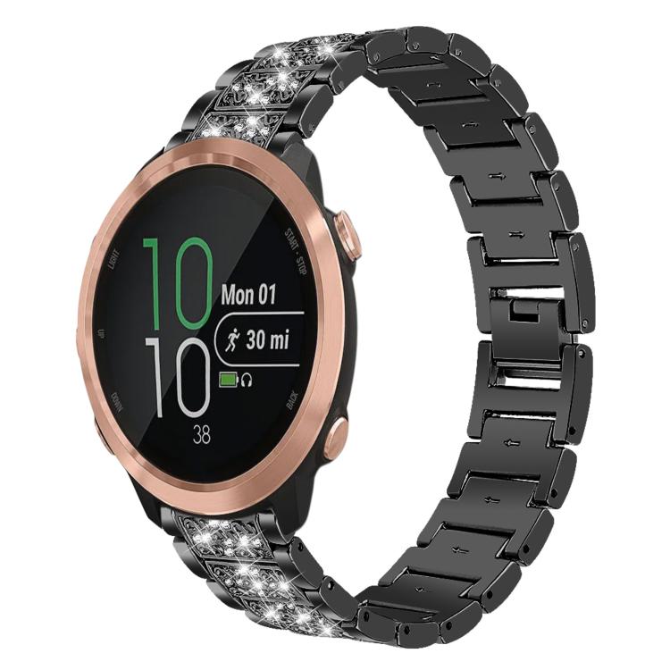 20mm For Garmin Forerunner 570 42mm/245/645/158 xDfind Diamond Jewelry Steel Watch Band