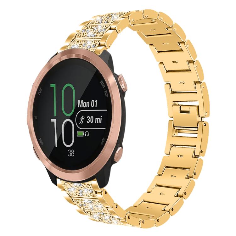 20mm For Garmin Forerunner 570 42mm/245/645/158 xDfind Diamond Jewelry Steel Watch Band
