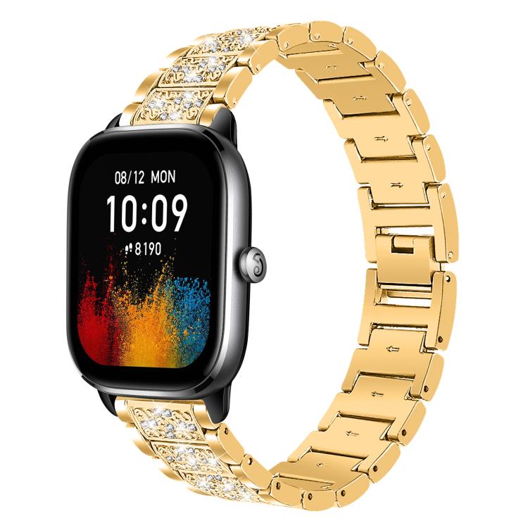 20mm For Amazfit GTS4 mini/GTS3/2/2E/GT2 mini xDfind Diamond Jewelry Steel Watch Band