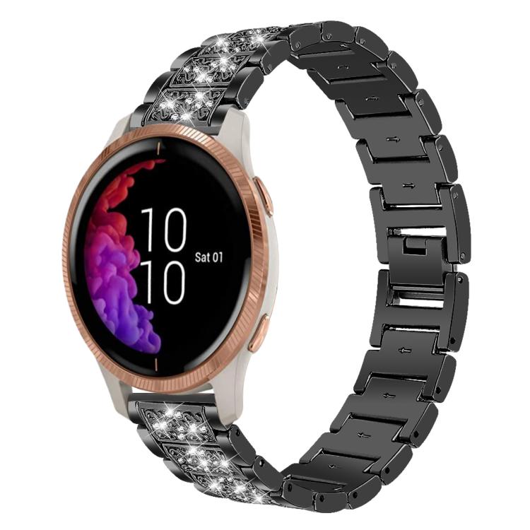 20mm For Garmin venu 2 / venu / Sq2 / Sq xDfind Diamond Jewelry Steel Watch Band