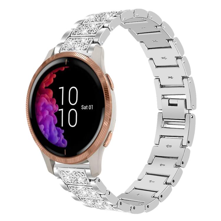 20mm For Garmin venu 2 / venu / Sq2 / Sq xDfind Diamond Jewelry Steel Watch Band