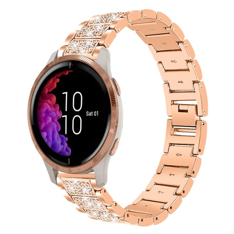 20mm For Garmin venu 2 / venu / Sq2 / Sq xDfind Diamond Jewelry Steel Watch Band
