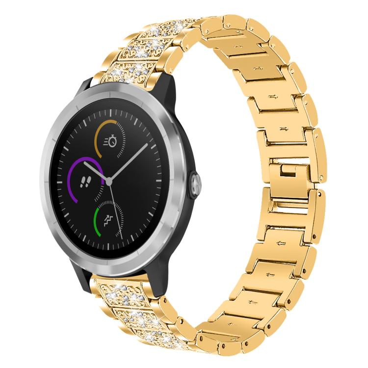 20mm For Garmin GarminMove Sport / vivoactive3 xDfind Diamond Jewelry Steel Watch Band