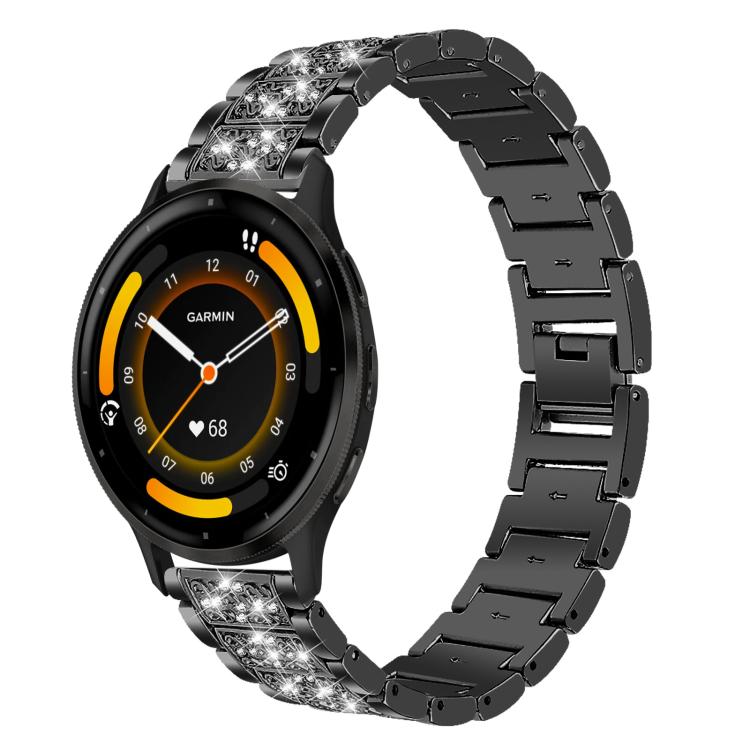 22mm For Garmin Venu 3 / vivoactive4 xDfind Diamond Jewelry Steel Watch Band