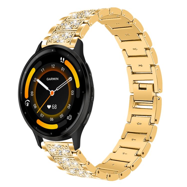 22mm For Garmin Venu 3 / vivoactive4 xDfind Diamond Jewelry Steel Watch Band