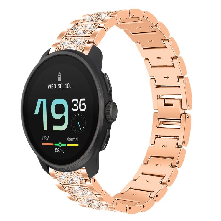 22mm For Suunto Race S / Race / 9 Peak / 5 Peak xDfind Diamond Jewelry Steel Watch Band