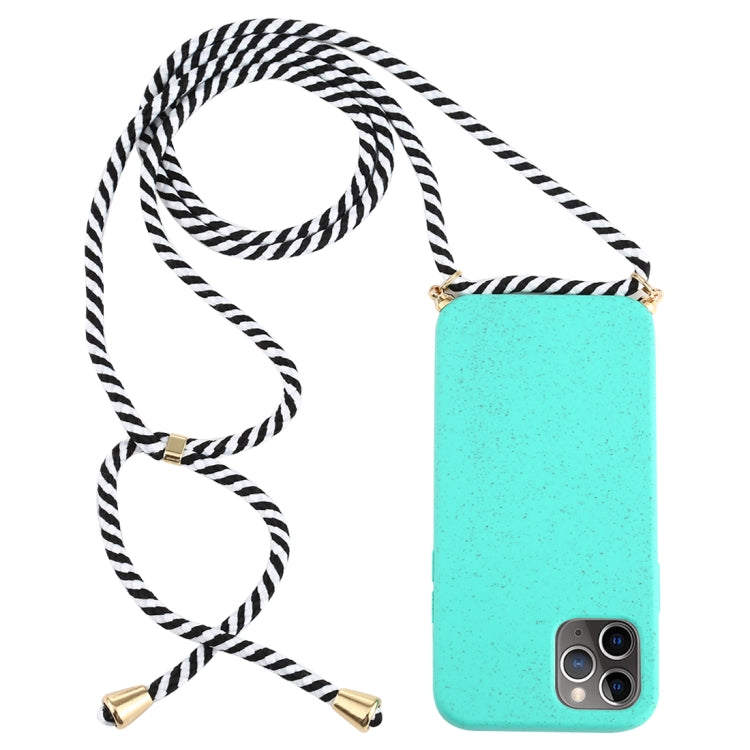 For iPhone 12 / 12 Pro Wheat TPU Protective Case with Lanyard