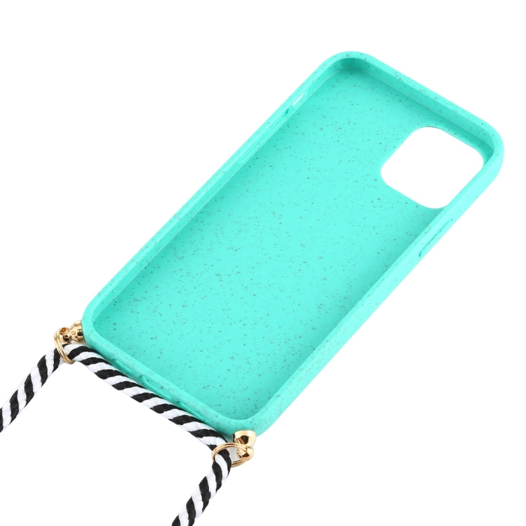 For iPhone 12 Pro Max Wheat TPU Protective Case with Lanyard