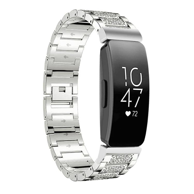 For Fitbit Inspire 2 / Ace 3 14mm xDfind Diamond Jewelry Stainless Steel Watch Band
