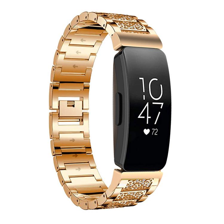 For Fitbit Inspire 2 / Ace 3 14mm xDfind Diamond Jewelry Stainless Steel Watch Band