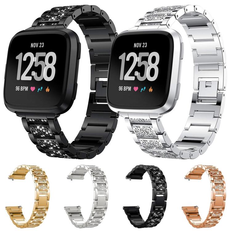 For Fitbit Inspire 2 / Ace 3 14mm xDfind Diamond Jewelry Stainless Steel Watch Band