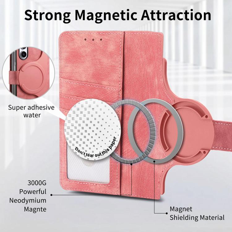 For Samsung Galax Z Fold7 5G Retro MagSafe Magnetic Zipper Wallet Leather Phone Case