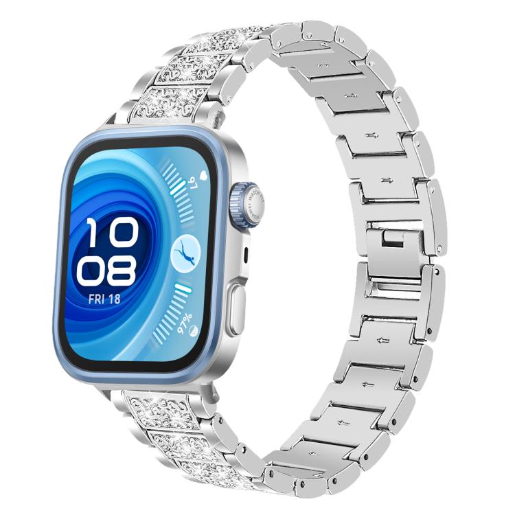 For Huawei Watch Fit 5 / Fit 5 Pro 20mm xDfind Diamond Jewelry Stainless Steel Watch Band