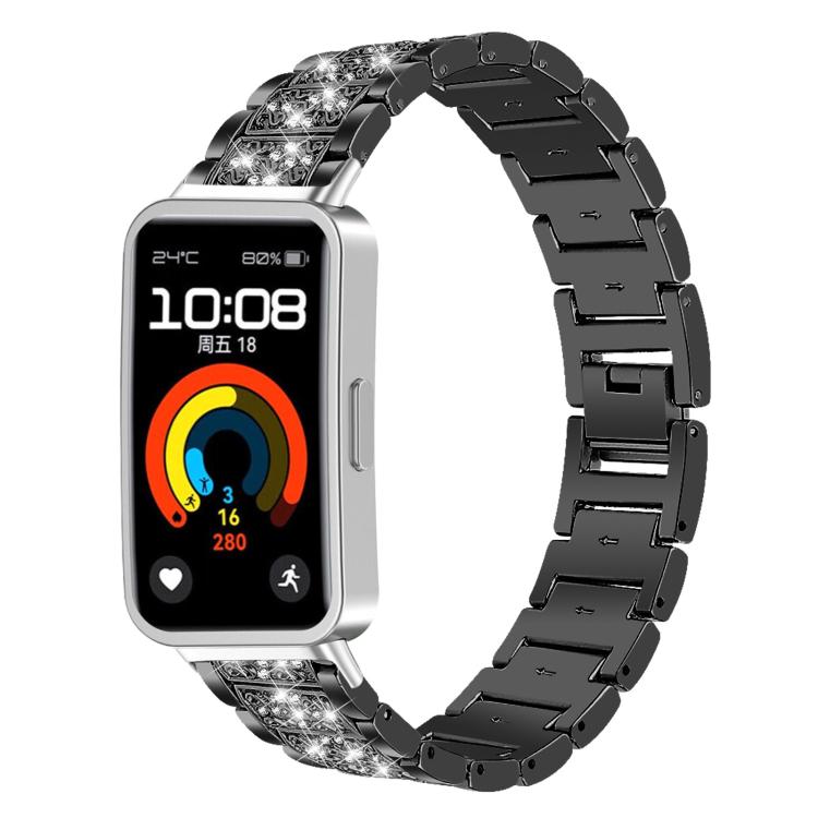 For Huawei Band 10 / 9 / 8 14mm xDfind Diamond Jewelry Stainless Steel Watch Band