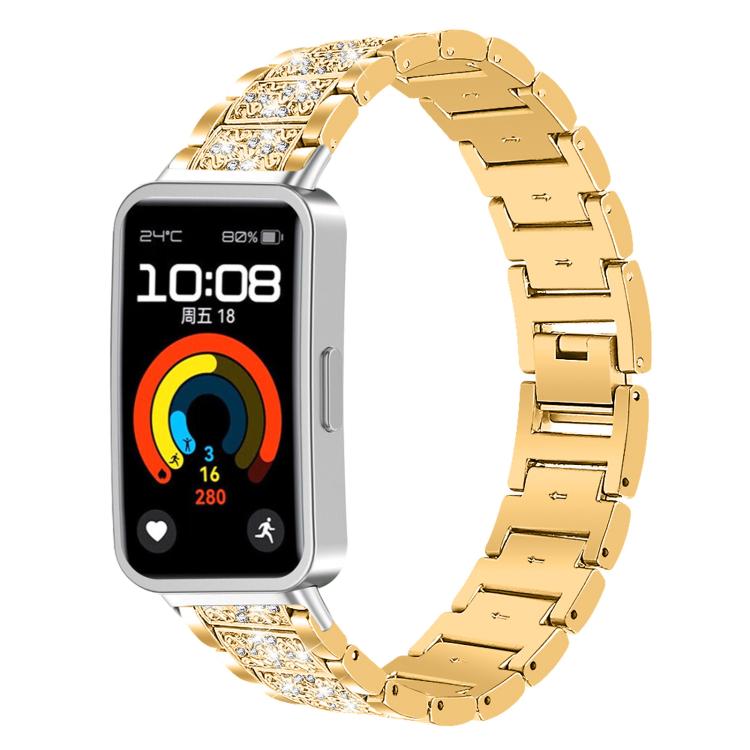 For Huawei Band 10 / 9 / 8 14mm xDfind Diamond Jewelry Stainless Steel Watch Band