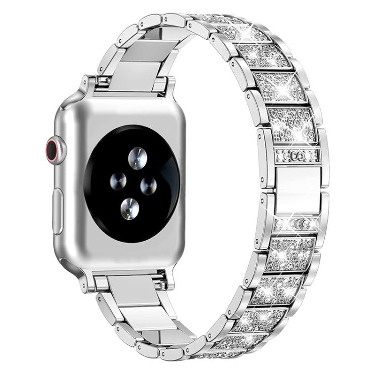 For Apple Watch 38 / 40 / 41 / S10 42mm xDfind Diamond Jewelry Stainless Steel Watch Band