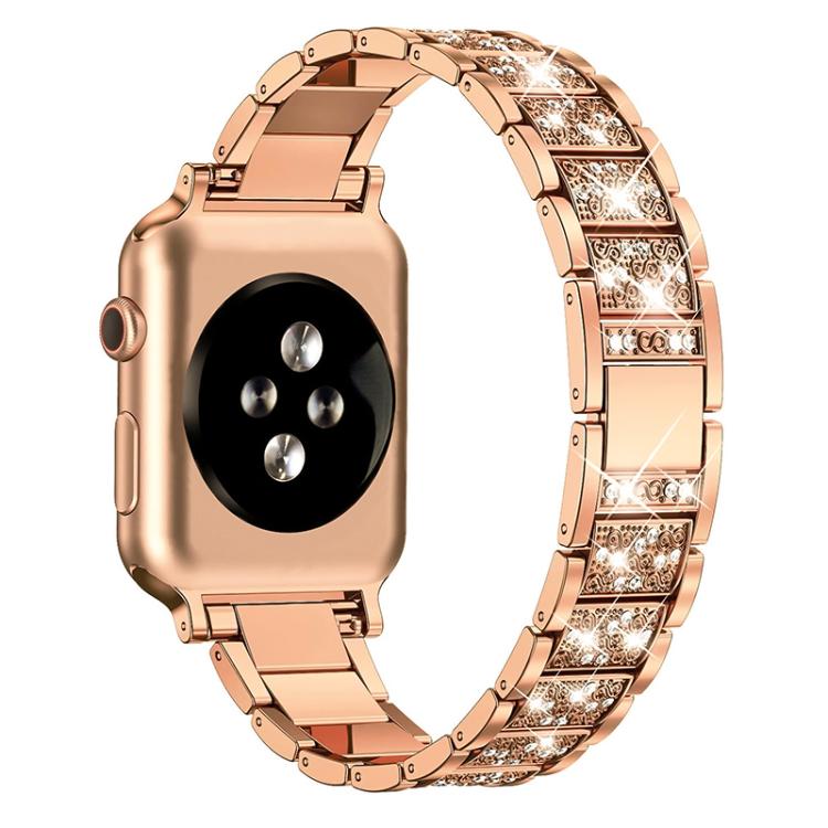 For Apple Watch 38 / 40 / 41 / S10 42mm xDfind Diamond Jewelry Stainless Steel Watch Band
