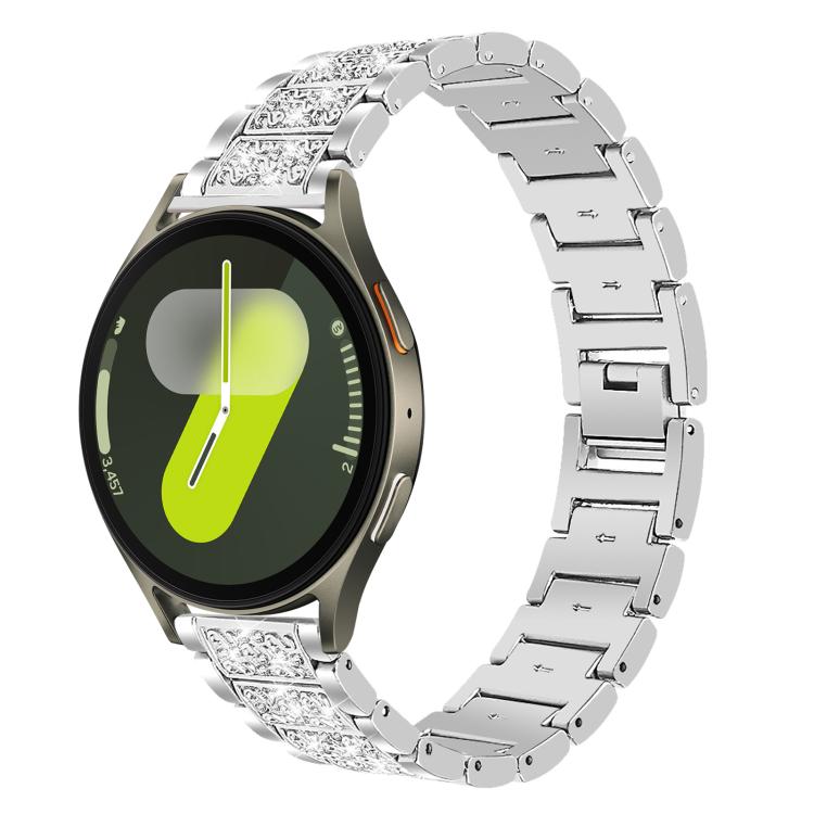 For Samsung Galaxy Watch7 / FE / 6 / 5 / 4 xDfind Diamond Jewelry Stainless Steel Watch Band