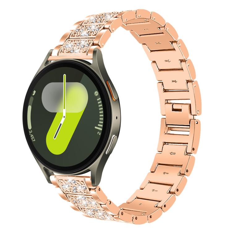 For Samsung Galaxy Watch7 / FE / 6 / 5 / 4 xDfind Diamond Jewelry Stainless Steel Watch Band