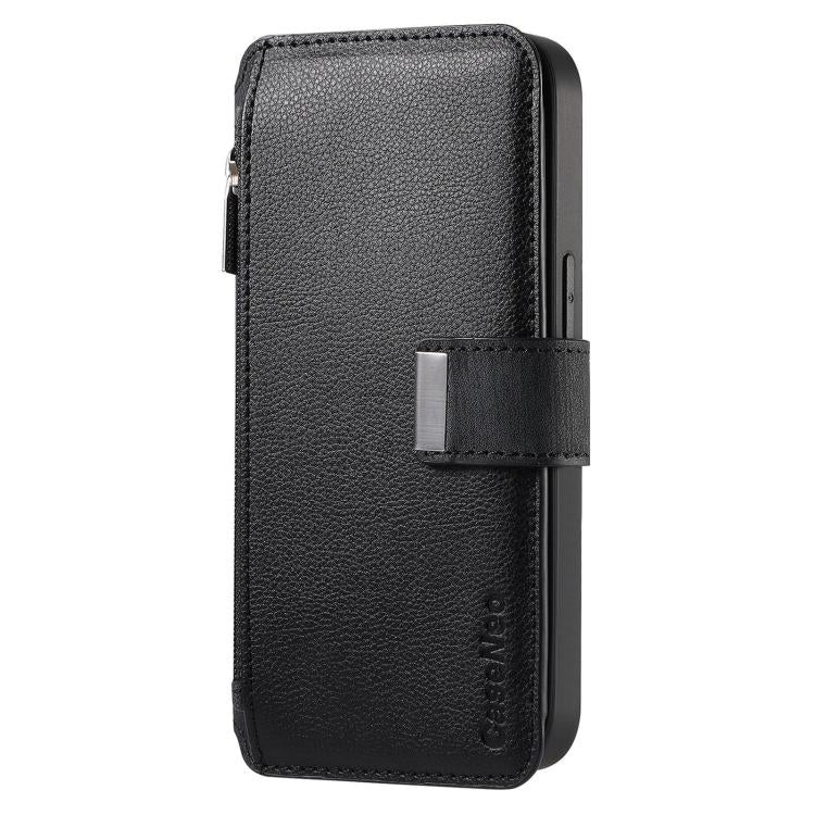 For vivo V40 Lite / V30e CaseNeo MagSafe RFID Anti-theft Zipper Wallet Retro Leather Phone Case