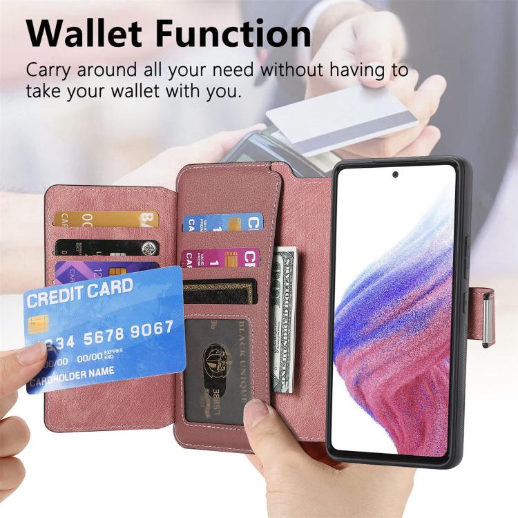 For vivo Y300+ / Y200 Pro CaseNeo MagSafe RFID Anti-theft Zipper Wallet Retro Leather Phone Case