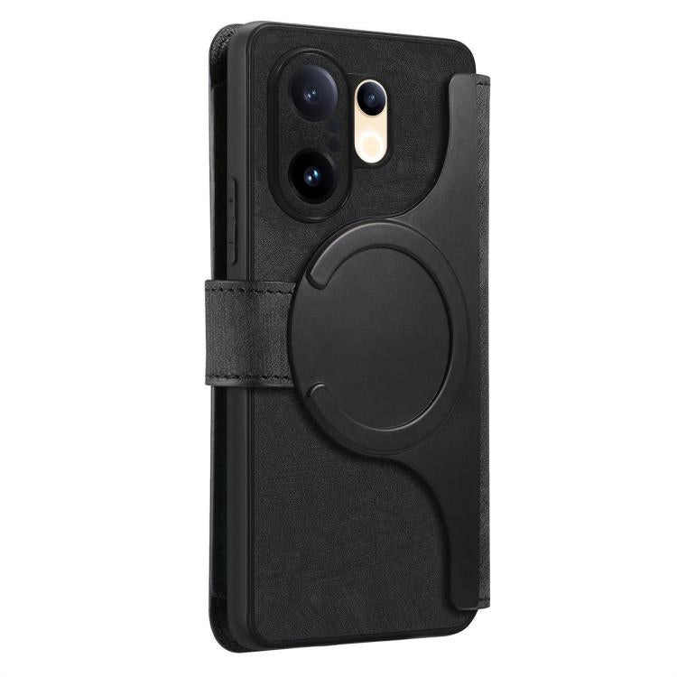 For vivo S30 Pro mini CaseNeo MagSafe RFID Anti-theft Zipper Wallet Retro Leather Phone Case