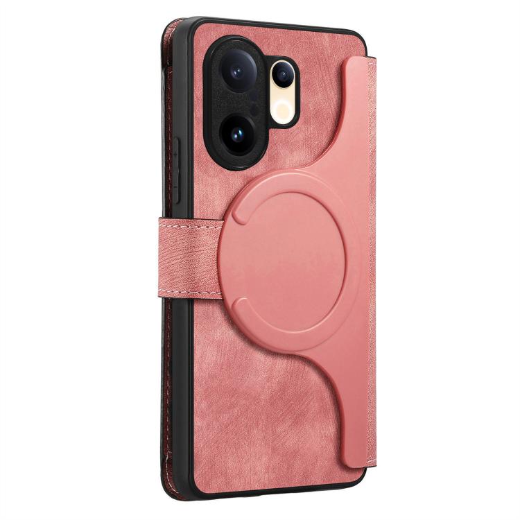 For vivo S30 Pro mini CaseNeo MagSafe RFID Anti-theft Zipper Wallet Retro Leather Phone Case